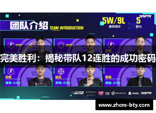 完美胜利:揭秘带队12连胜的成功密码